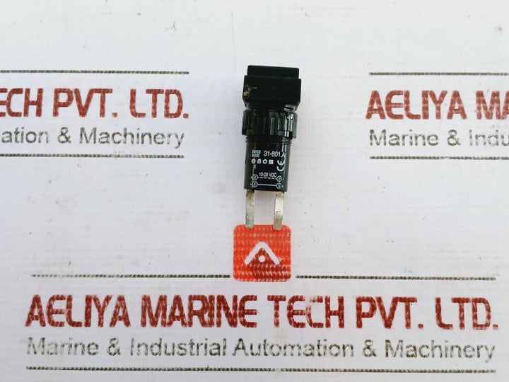 Eao 31-801.A Black Rectangular Panel Mount Actuator 10-26 Vdc