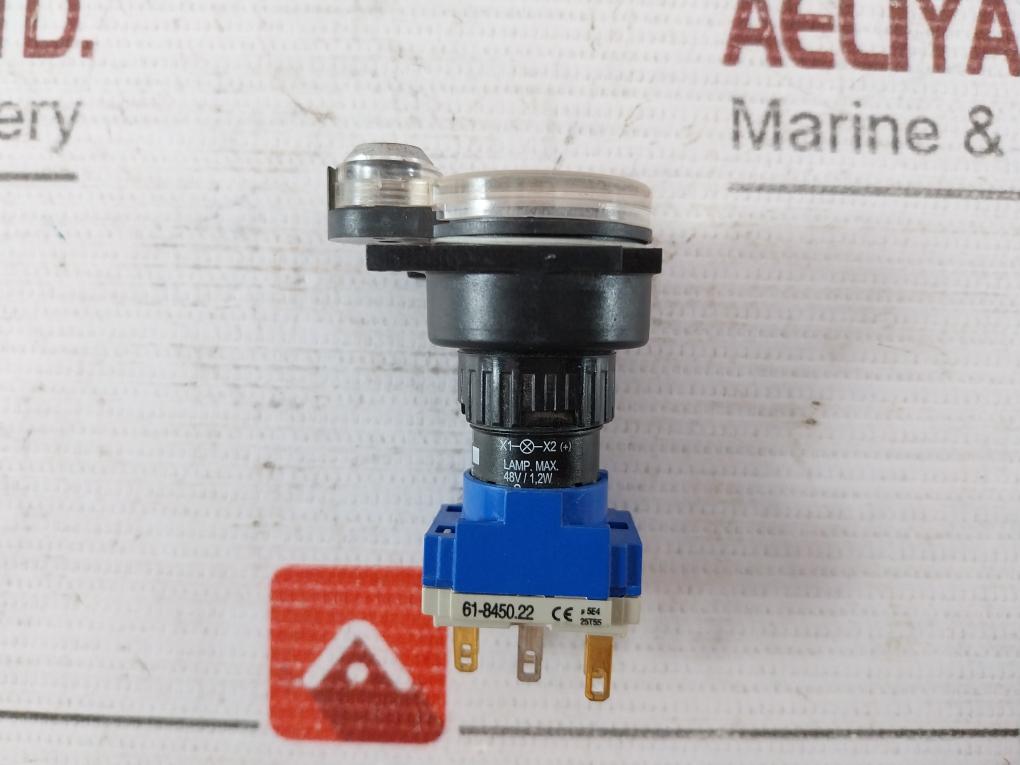 Eao 61-1200.0 Pushbutton Switch Actuator 300V Ac Sd 15A 125V 25T55