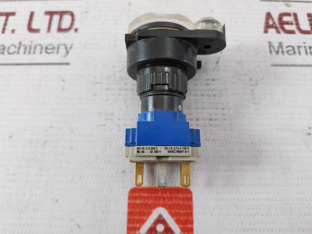Eao 61-1200.0 Pushbutton Switch Actuator 300V Ac Sd 15A 125V 25T55