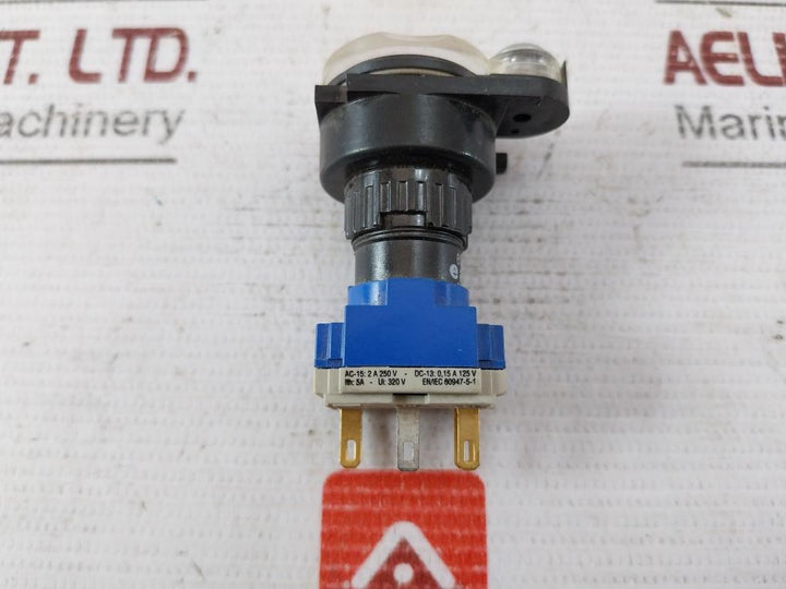 Eao 61-1200.0 Pushbutton Switch Actuator 300V Ac Sd 15A 125V 25T55