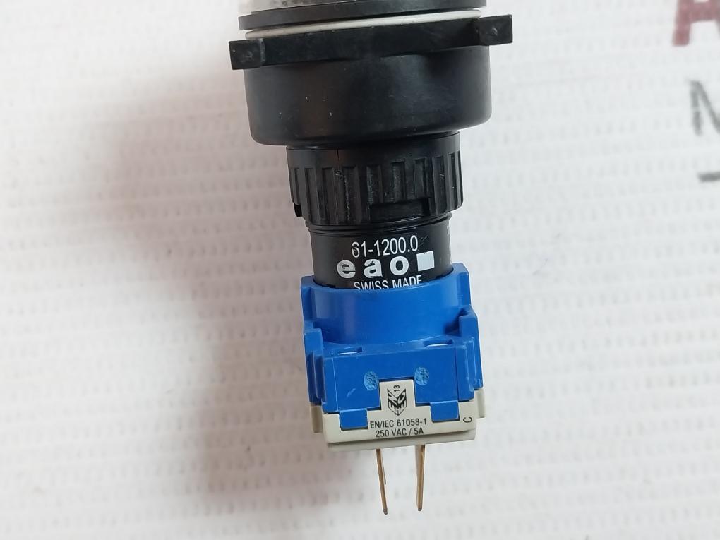 Eao 61-1200.0 Red Latching Push Button Head Actuator Assembly 300Vac