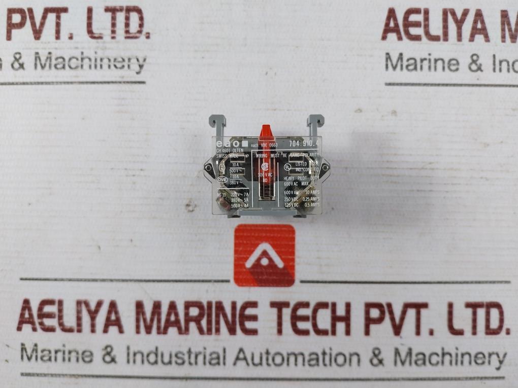 Eao 704.910.4 Switching Element 10A/500V~ 600V Ac 10 Amps