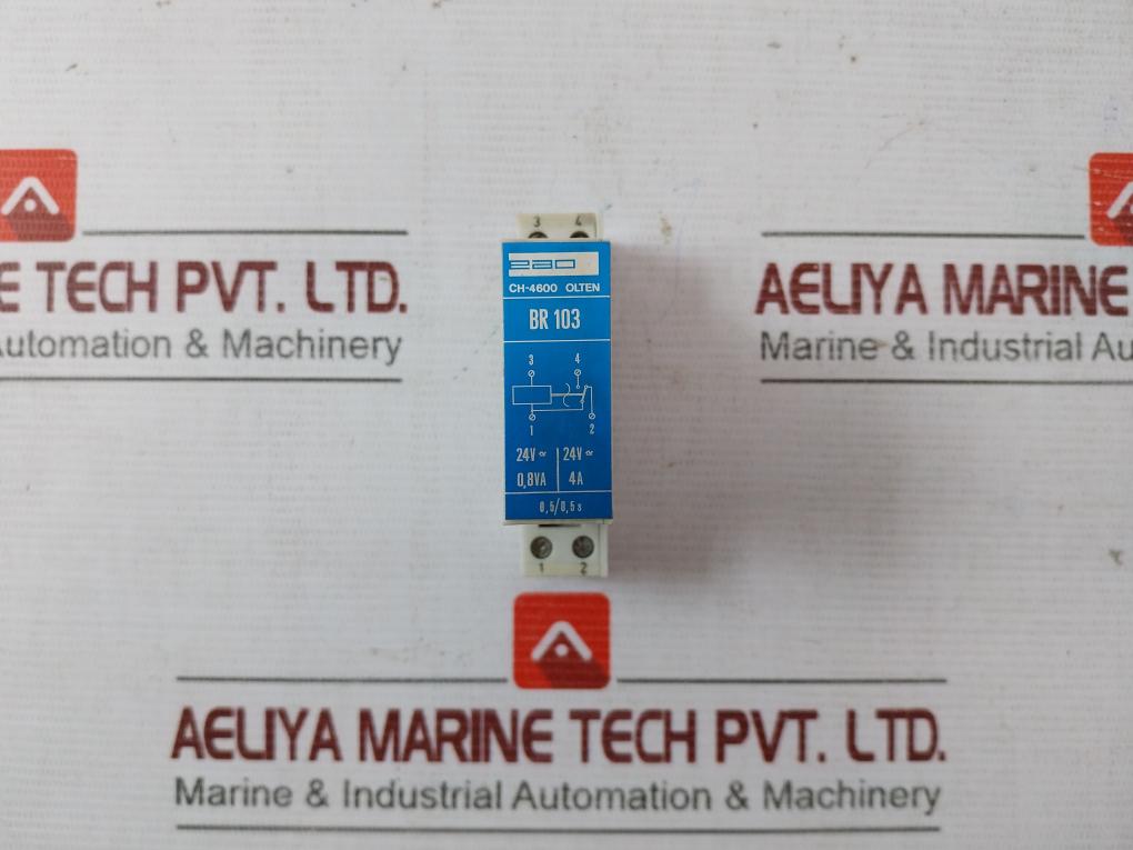 Eao Br 103C825.003.001 24V 0.8Va 4A 0.5/0.5S Timing Relay