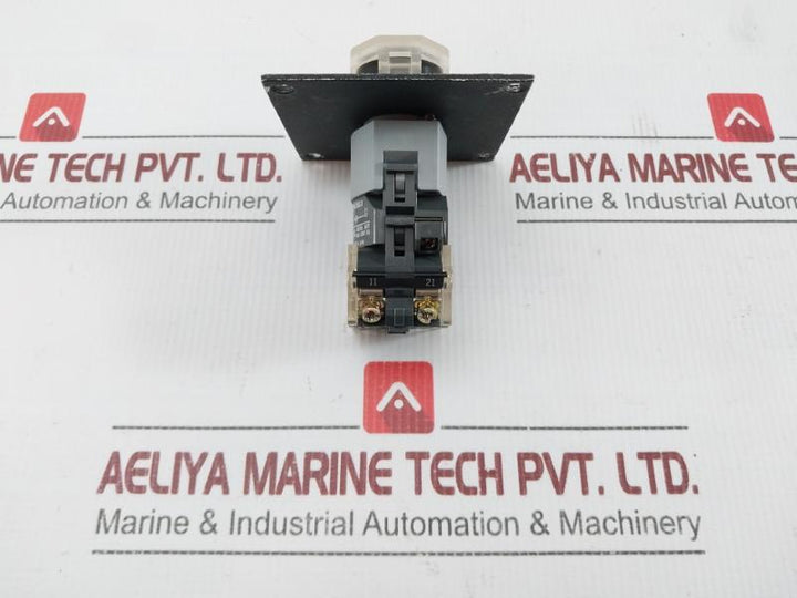 Eao Heavy Pilot Duty Guarded Pushbutton Switch 10A 500V 704.950.0