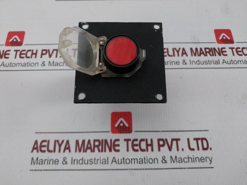 Eao Heavy Pilot Duty Guarded Pushbutton Switch 10A 500V 704.950.0