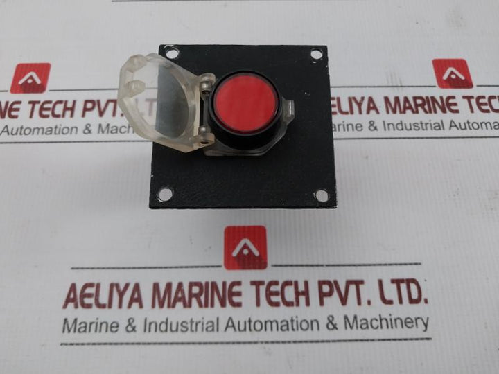 Eao Heavy Pilot Duty Guarded Pushbutton Switch 10A 500V 704.950.0