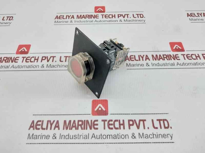 Eao Heavy Pilot Duty Guarded Pushbutton Switch 10A 500V 704.950.0