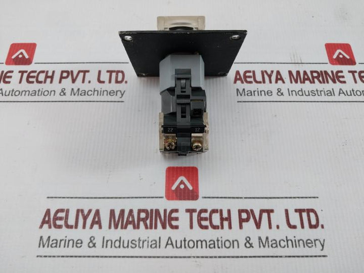 Eao Heavy Pilot Duty Guarded Pushbutton Switch 10A 500V 704.950.0