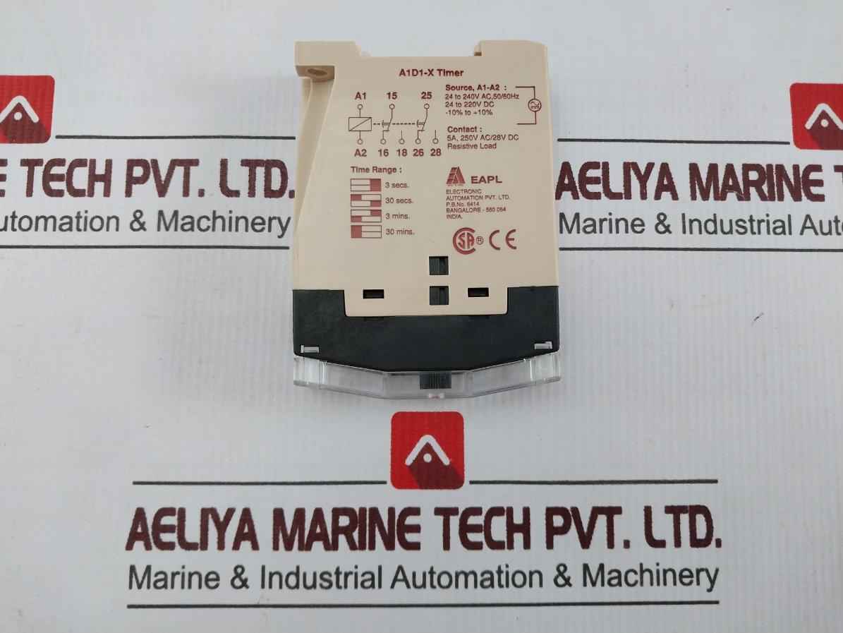 Eapl A1D1-x On Delay Timer 24-240V Ac 50/60 Hz