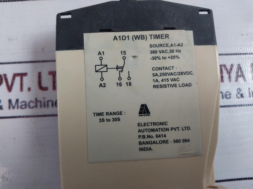 Eapl A1D1(Wb) Timer 3S To 30S
