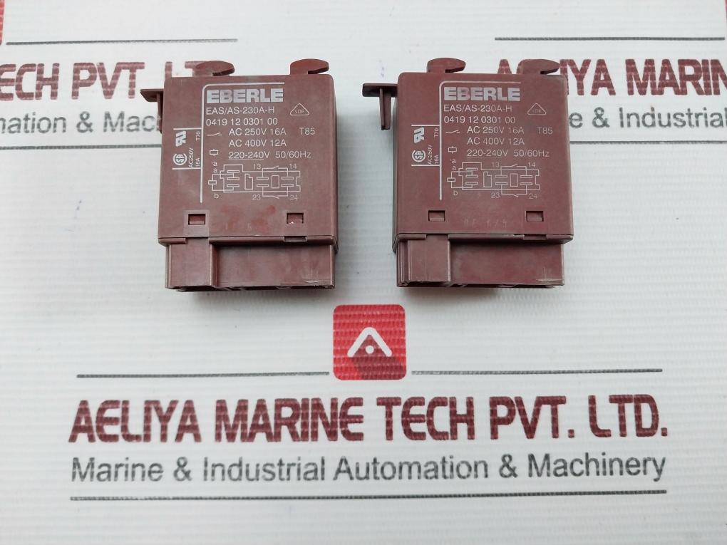 Eas/As-230A-h Heating Relay Eberle 220-240V 50/60 Hz