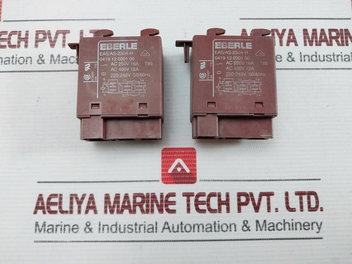 Eas/As-230A-h Heating Relay Eberle 220-240V 50/60 Hz
