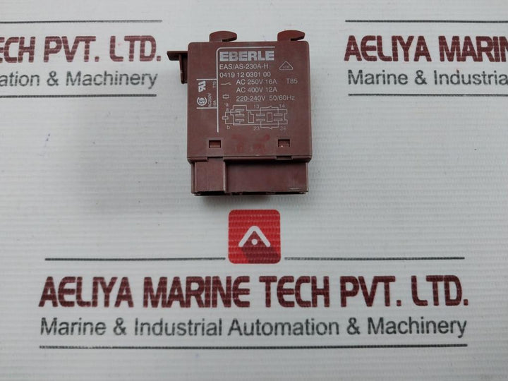 Eas/As-230A-h Heating Relay Eberle 220-240V 50/60 Hz