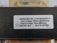 Eastar Alarm Control Power Transformer 230Vac Lt145-9645B