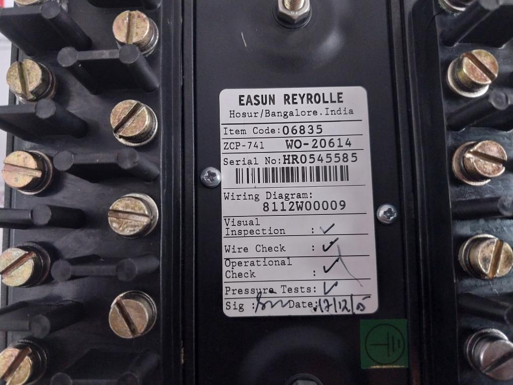 Easun Reyrolle Ar101Tx2 Relay 220V Dc With Protective Housing, Zcp-741