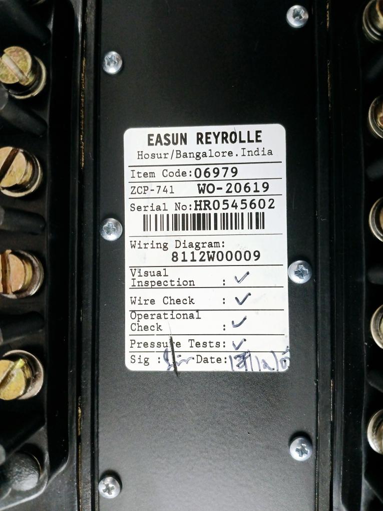 Easun Reyrolle Ar101X2 Relay Protection Panel Module Assembly 220Vdc