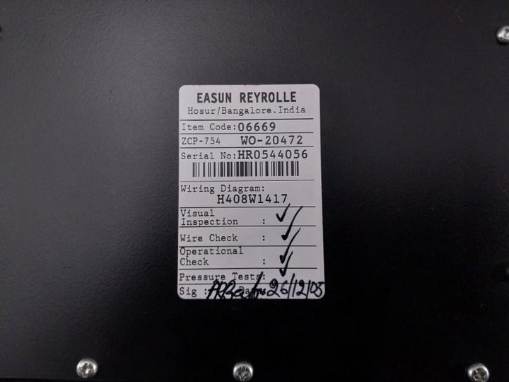 Easun Reyrolle B68X3 Relay 63.5V Ac Protection Panel Module Assembly