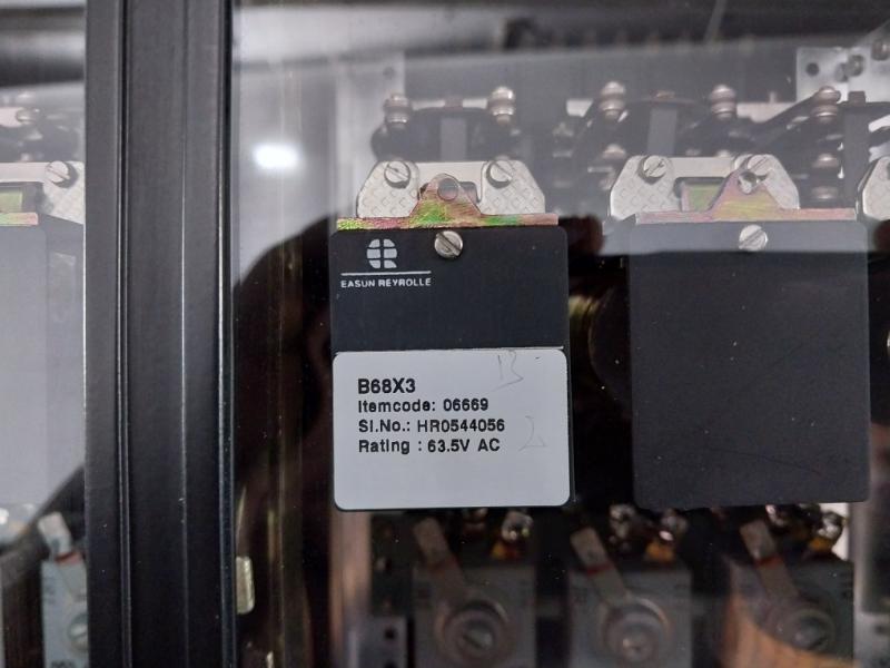 Easun Reyrolle B68X3 Relay 63.5V Ac Protection Panel Module Assembly