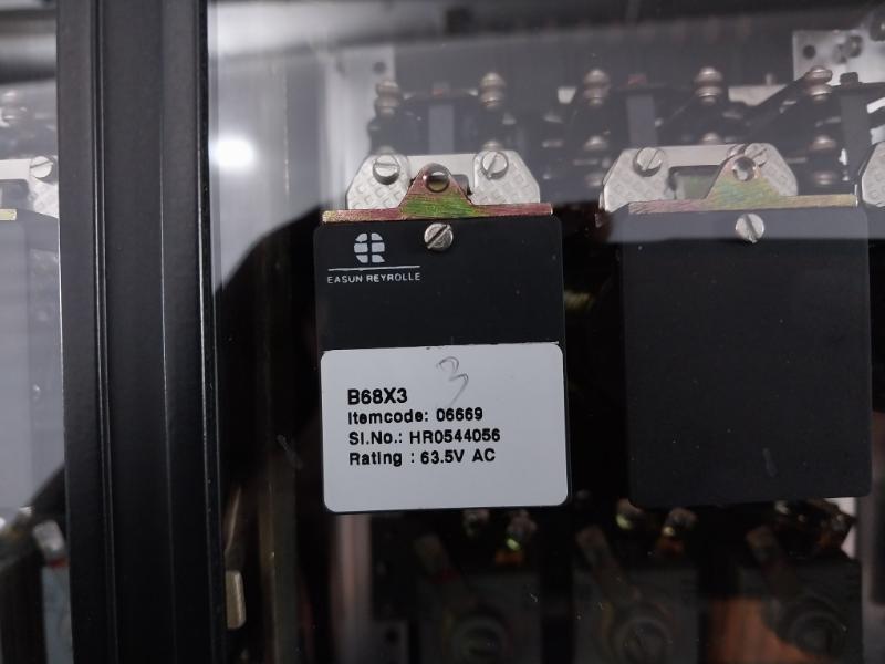 Easun Reyrolle B68X3 Relay 63.5V Ac Protection Panel Module Assembly