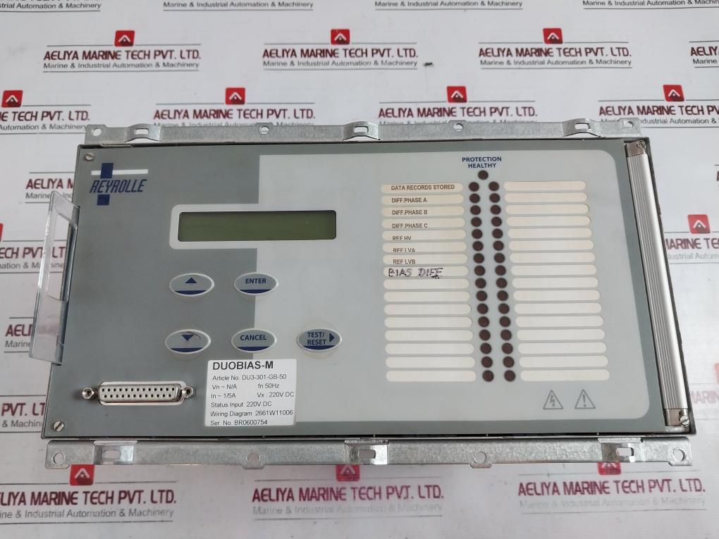 Easun Reyrolle Duobias-m Du3-301-gb-50 Protection Relay 2661W11006 220V Dc