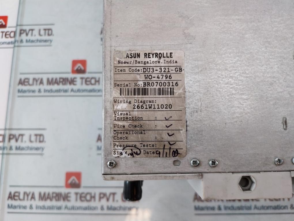 Easun Reyrolle Duobias-m Du3-321-gb-50 Protection Relay 63.5V 1/5A 50Hz