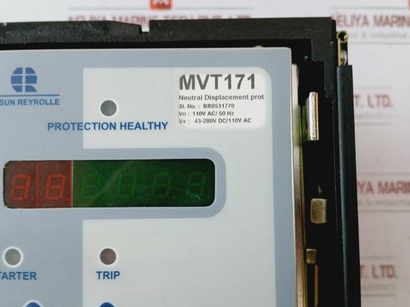Easun Reyrolle Mvt171 Numerical Neutral Displacement Protection 110Vac 50Hz