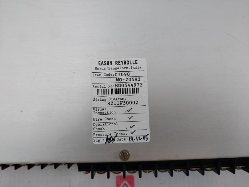 Easun Reyrolle Reio-1 Remote Input Output Module 88-280V Dc 07090