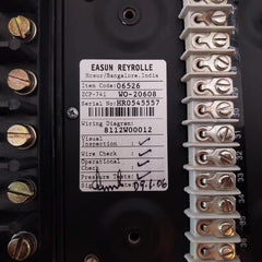 Easun Reyrolle Zcp-741 06526 Protection Relay Ar101x4 220v Dc