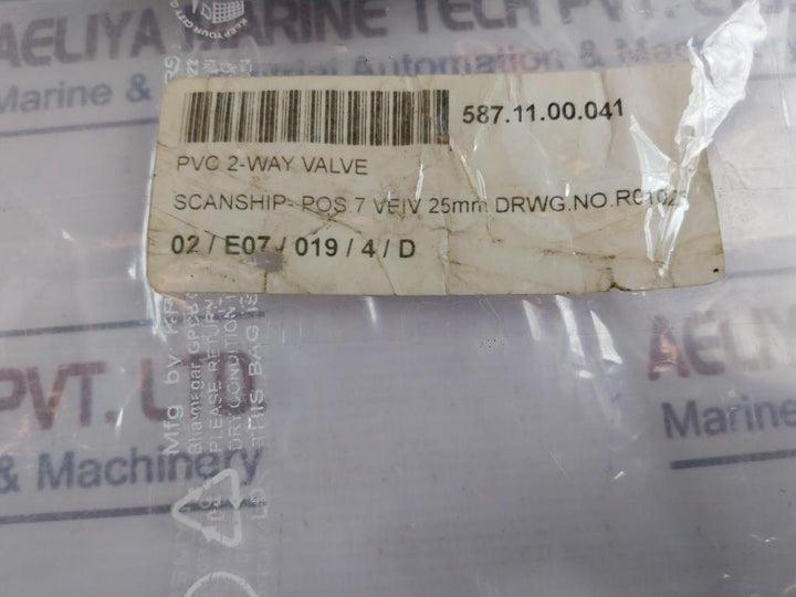 Easyfit 587.11.00.041 Plumbing Valves Veiv 25mm