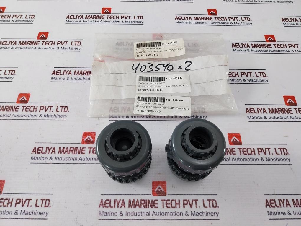 Easyfit Dn20 Pvc Non-return Valve Pos.4 587.11.00.040, 403540X2