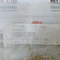 Eaton 10250T/9100T Pushbutton Contact Block 1 No/ 1 Nc Series D2