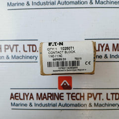 Eaton 10250T/9100T Pushbutton Contact Block 1 No/ 1 Nc Series D2