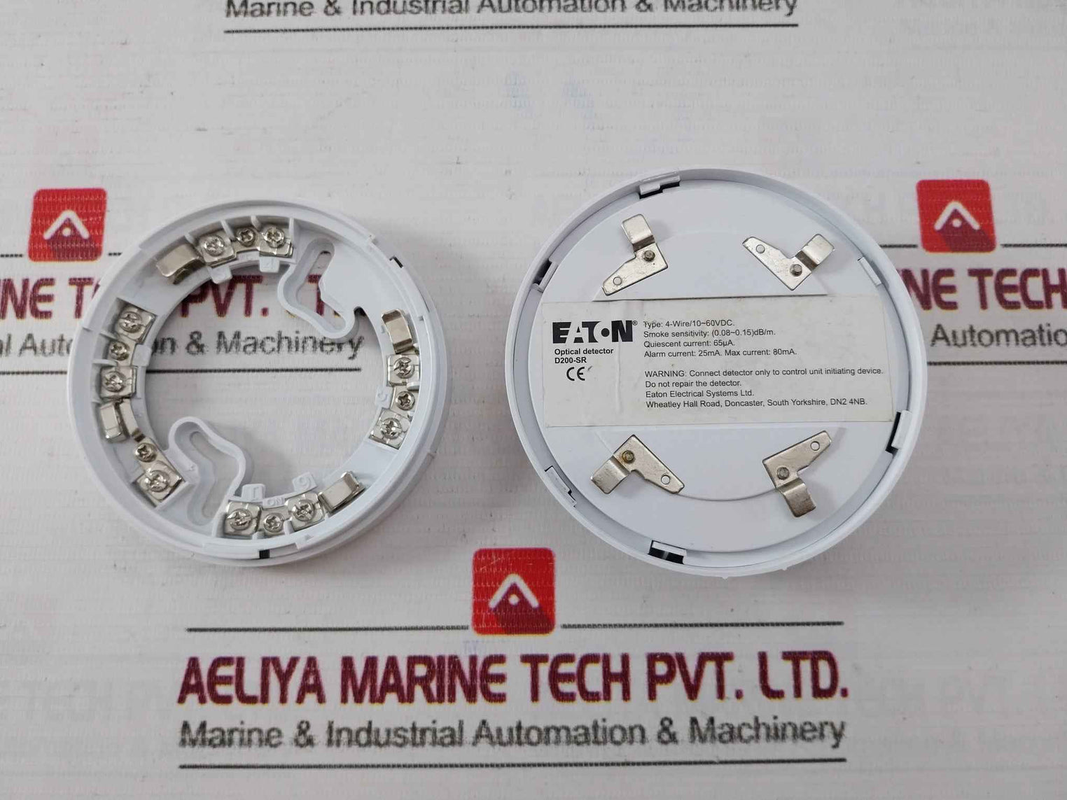 Eaton 4-wire/10~60Vdc Optical Smoke Detector D200-sr