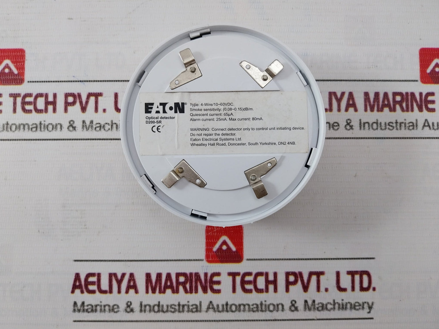 Eaton 4-wire/10~60Vdc Optical Smoke Detector D200-sr
