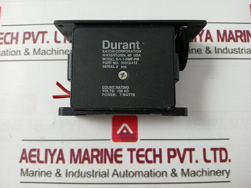Eaton 6-y-1-rmf-pm Electric Counter 31013-412 7 Watts