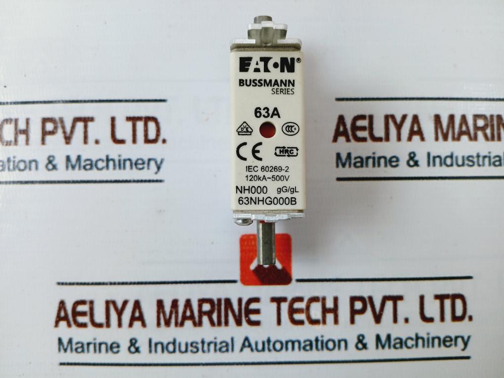 Eaton 63Nhg000B Fuse 63A Nh000 Gg/Gl
