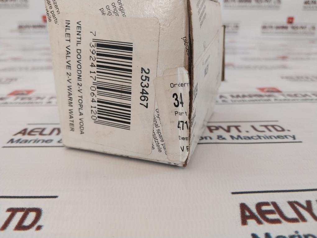 Eaton 6Vatm90°C Tu60°C Inlet Valve 2-v Warm Water 220/240V~50Hz