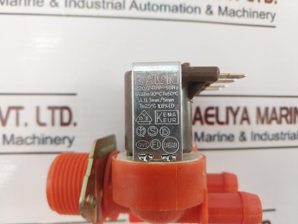 Eaton 6Vatm90°C Tu60°C Inlet Valve 2-v Warm Water 220/240V~50Hz
