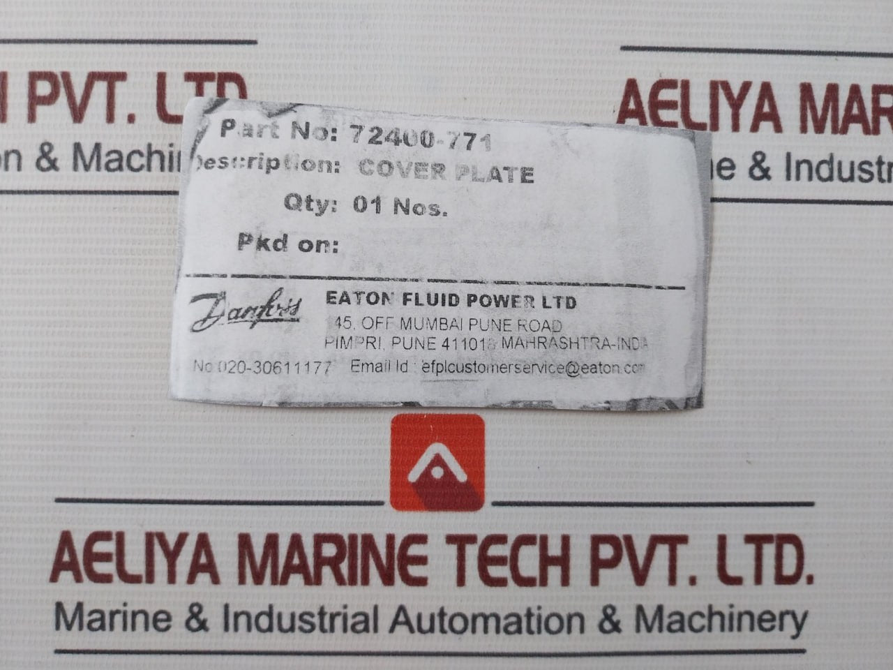 Eaton 72400-771 Cover Plate