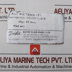 Eaton 72400-771 Cover Plate