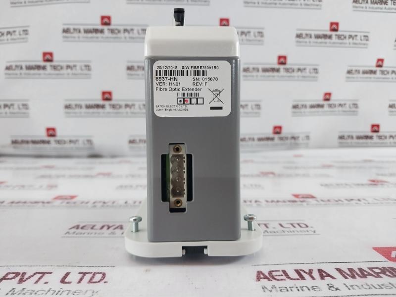 Eaton 8937-hn Mtl Fiber Optic Extender Ver-hn01, Rev- F 20v-30v Dc