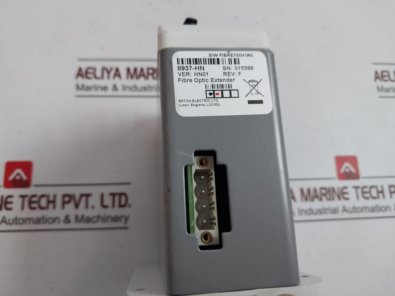 Eaton 8937-hn Mtl Fibre Optic Extender 20V-30Vdc 85Ma-74Ma Max
