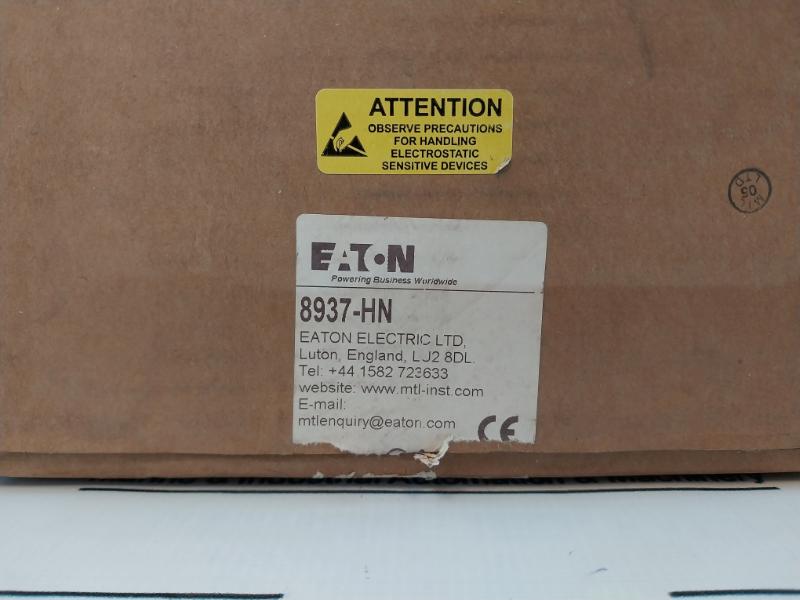 Eaton 8937-hn Mtl Fibre Optic Extender, Ver Hn01, 20v-30v Dc, Rev F