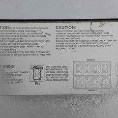Eaton 9130 Tower Ups Is Now Discontinued 96Vdc 24A 50/60Hz (Not Working)