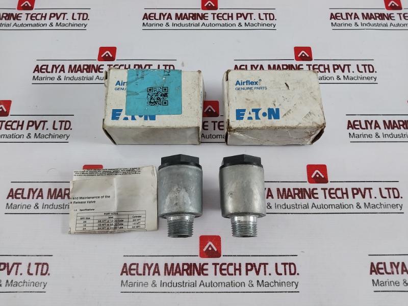 Eaton Airflex 1/2 Qrv Release Valve 50 Lb.Ft Max Max Torque 10 Ft Lbs