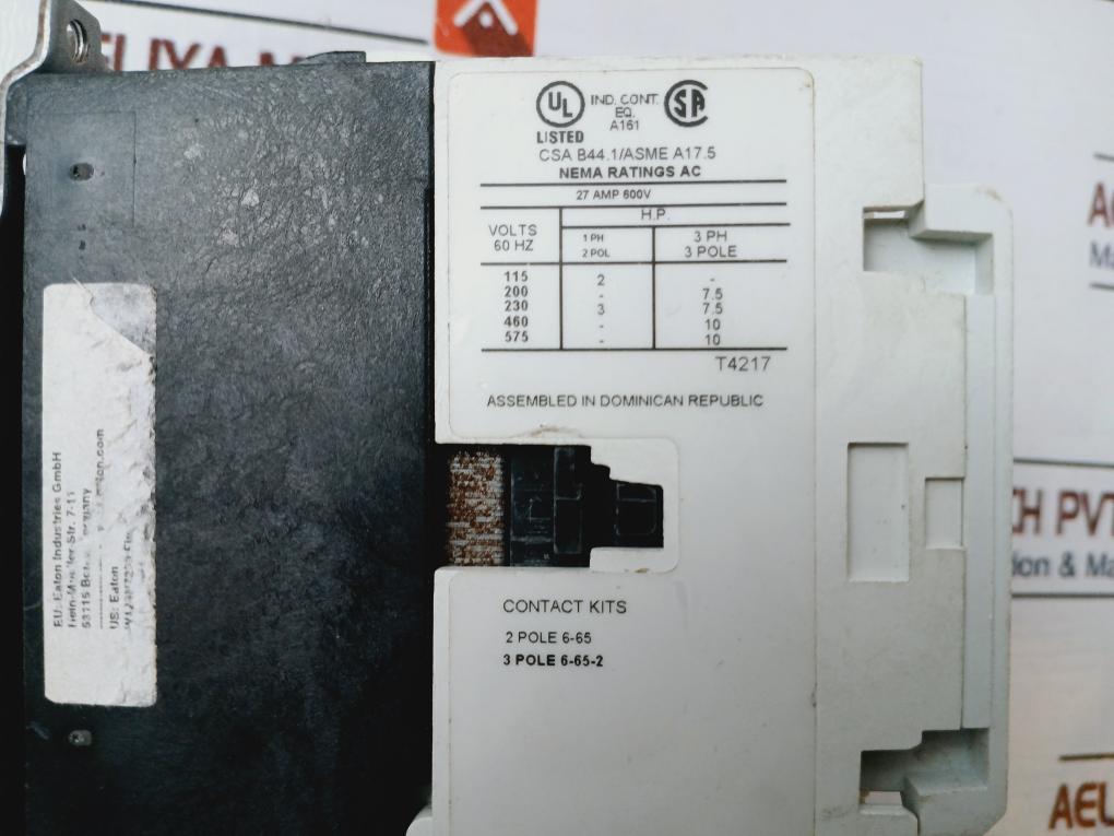 Eaton An16Dn0 Motor Control Starter