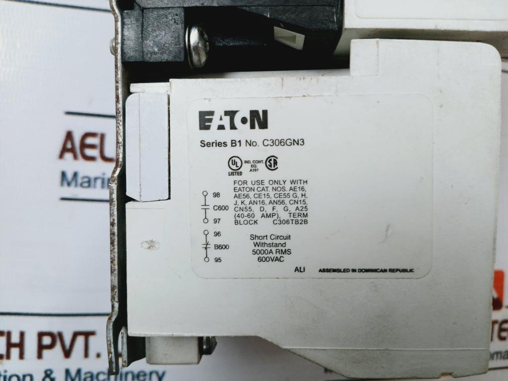 Eaton An16Dn0 Motor Control Starter
