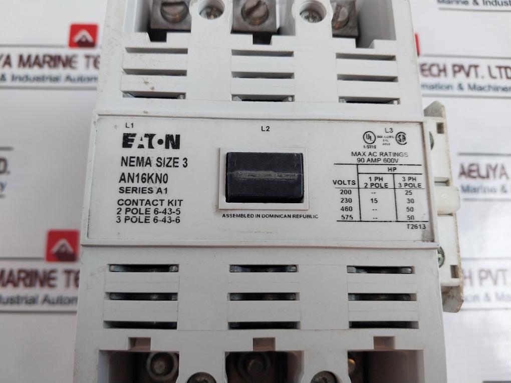 Eaton An16Kn0 Motor Control Starter 90 Amp 600V