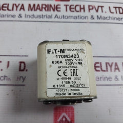 EATON 170M3423 Square Fuse 630A 690V IEC IR700-200KA