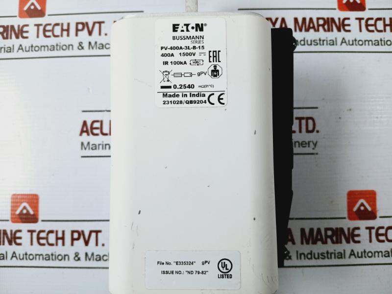 Eaton Pv-400A-3L-b-15 Bussmann Photovoltaic Fuse E335324 400A